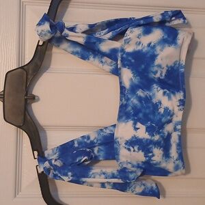 Blue Tie-Dye Women's Top
